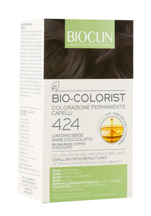 BIOCLIN BIO COLORIST 4,24 CASTANO BEIGE RAME CIOCCOLATO - famajoy.it