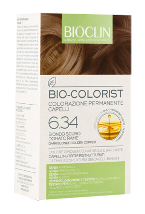BIOCLIN BIO COLORIST 6,34 BIONDO SCURO DORATO RAME - famajoy.it