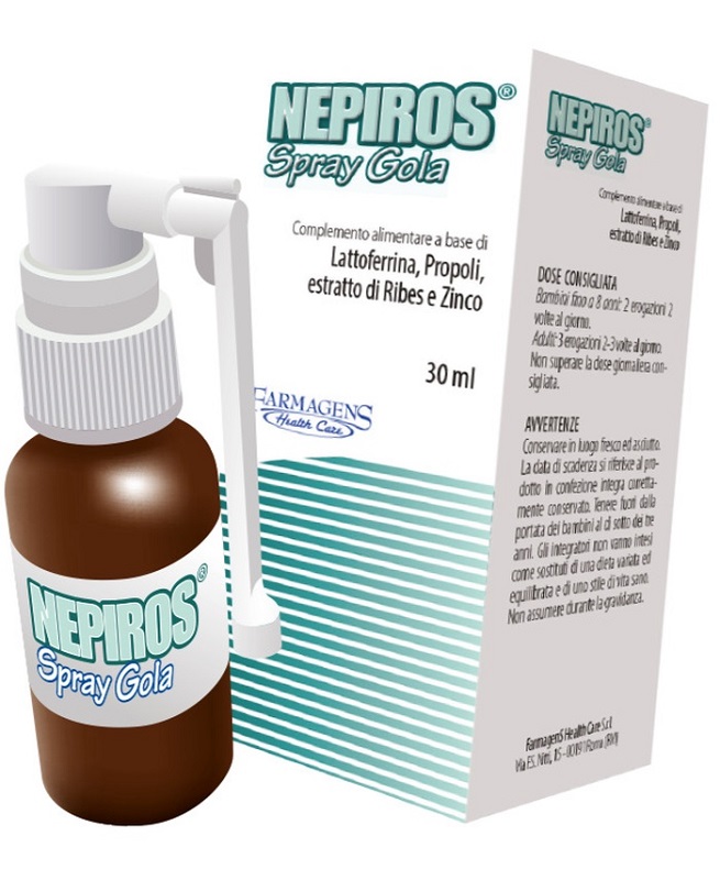 NEPIROS SPRAY GOLA 30 ML NUOVA FORMULA - famajoy.it