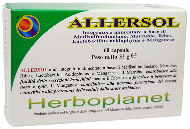 ALLERSOL 60 CAPSULE - famajoy.it