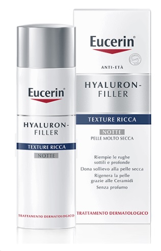 EUCERIN HYALURON+FILLER TEXTURE RICCA NOTTE 50 ML - famajoy.it