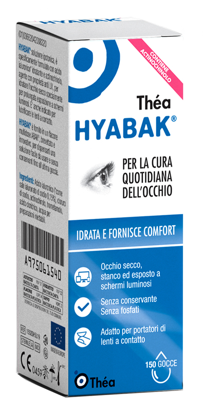HYABAK SOLUZIONE OFTALMICA 5 ML - famajoy.it