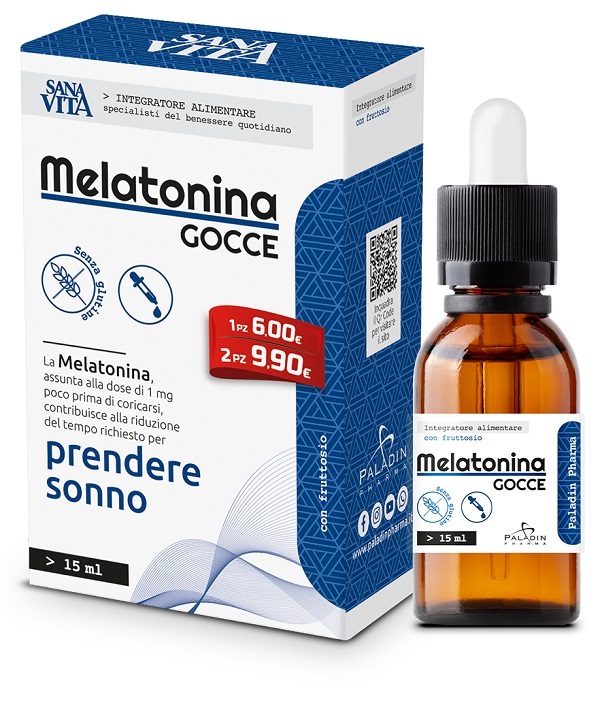 SANAVITA MELATONINA GOCCE 15 ML - famajoy.it