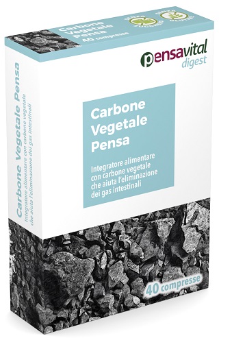 CARBONE VEGETALE PENSA 40 COMPRESSE - famajoy.it