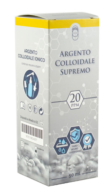 ARGENTO COLLOIDALE SUPREMO 20PPM CERTIFICATO SPRAY CON CONTAGOCCE + EROGATORE NASO + EROGATORE GOLA + EROGATORE PELLE - famajoy.it