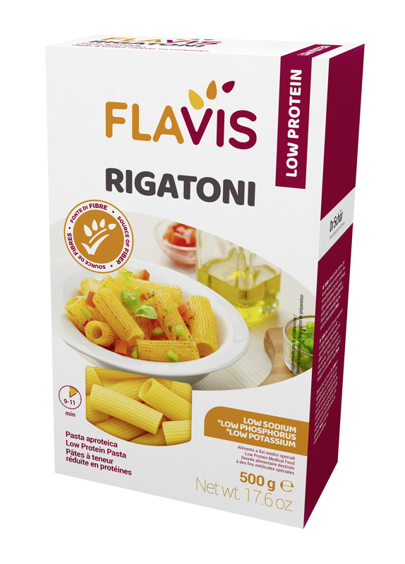 FLAVIS RIGATONI APROTEICI 500 G - famajoy.it