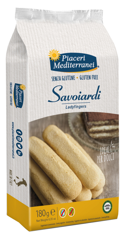 PIACERI MEDITERRANEI SAVOIARDI 180 G - famajoy.it