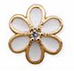 ORECCHINO POST-FORATURA DAISY FLOWER CRYSTALS BJT970 - famajoy.it