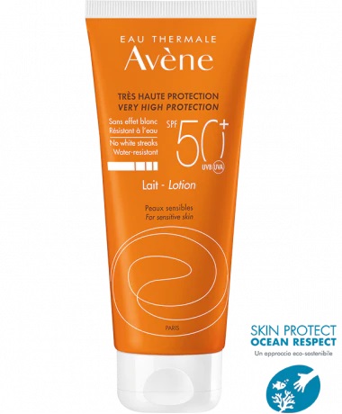 EAU THERMALE AVENE SOLARE LATTE SPF50+ 100 ML NUOVA FORMULA - famajoy.it