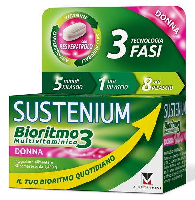SUSTENIUM BIORITMO3 DONNA ADULTA 30 COMPRESSE - famajoy.it