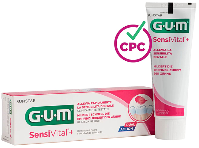 GUM SENSIVITAL + DENTIFRICIO 75 ML - famajoy.it