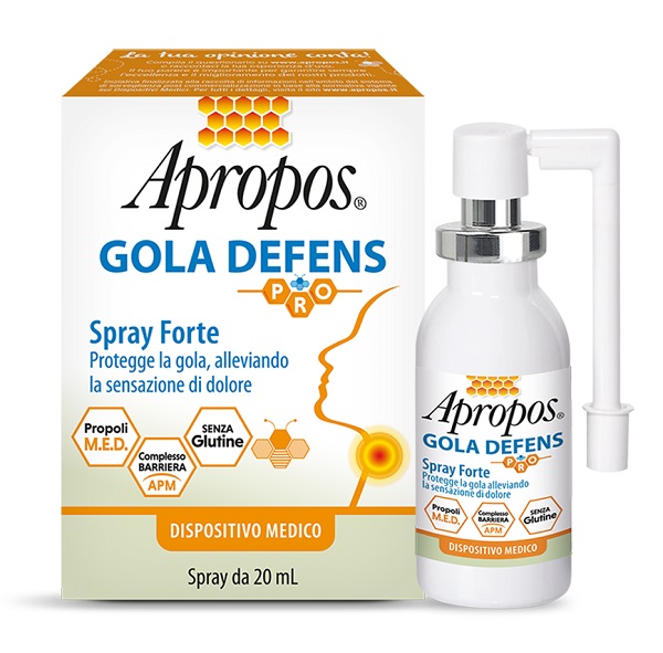 APROPOS GOLA DEFENS PRO SPRAY FORTE 20 ML - famajoy.it