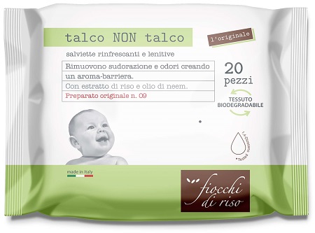 FIOCCHI DI RISO SALVIETTE TALCO NON TALCO - famajoy.it