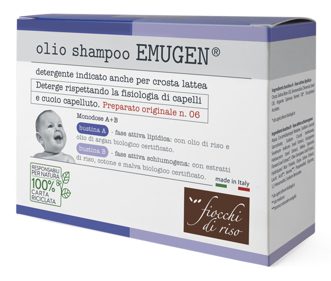 FIOCCHI DI RISO EMUGEN OLIO SHAMPOO ULTRADELICATO 45 ML - famajoy.it