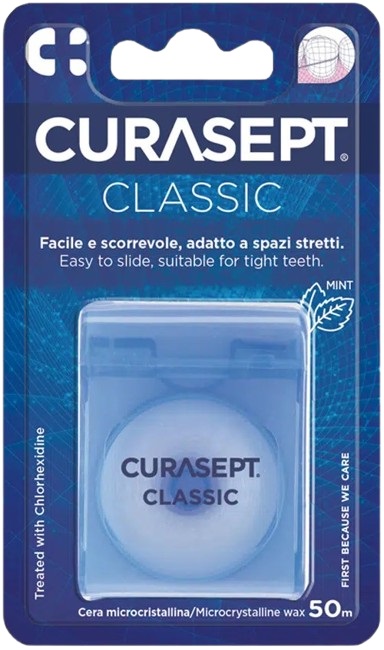 CURASEPT FLOSS CLASSIC CERATO CLOREXIDINA - famajoy.it