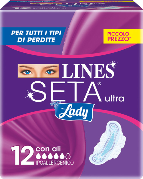 LINES SETA ULTRA LADY CON ALI 12 PEZZI - famajoy.it