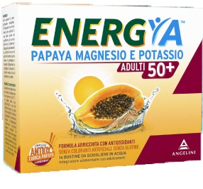 ENERGYA PAPAYA MAGNESIO POTASSIO 50+ 14 BUSTINE - famajoy.it