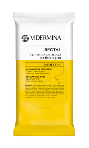 VIDERMINA RECTAL SALVIETTINE 15 PEZZI - famajoy.it
