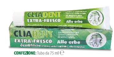 CLIADENT DENTIFRICIO ALITO FRESCO ALLE ERBE 75 ML - famajoy.it
