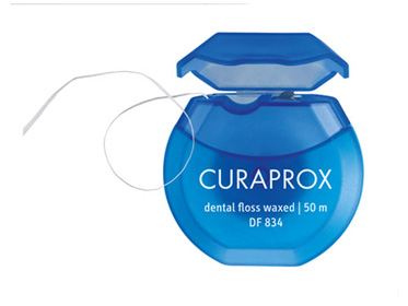 CURAPROX DF 834 DENTAL FLOSS WAXED 50 METRI - famajoy.it