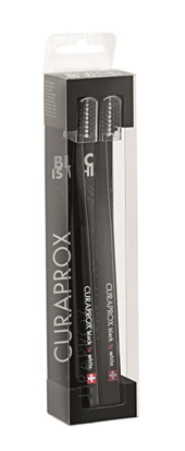 CURAPROX BLACK IS WHITE DENTIFRICI SBIANCANTI 2 SPAZZOLINI - famajoy.it