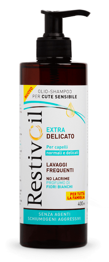 RESTIVOIL EXTRA DELICATO OLIO SHAMPOO PER CUTE SENSIBILE 400 ML - famajoy.it