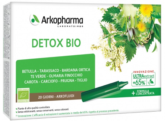 ARKOFLUIDI DETOX BIO 20 FIALE - famajoy.it