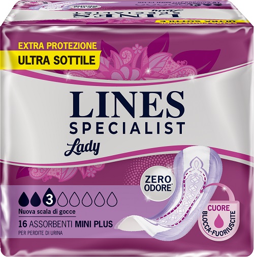 LINES SPECIALIST PANNOLONE MINI PLUS FARMA 16 PEZZI - famajoy.it