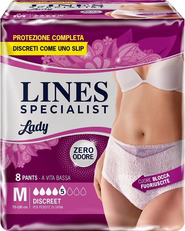 LINES SPECIALIST PANTS DISCREET M FARMA 8 PEZZI - famajoy.it