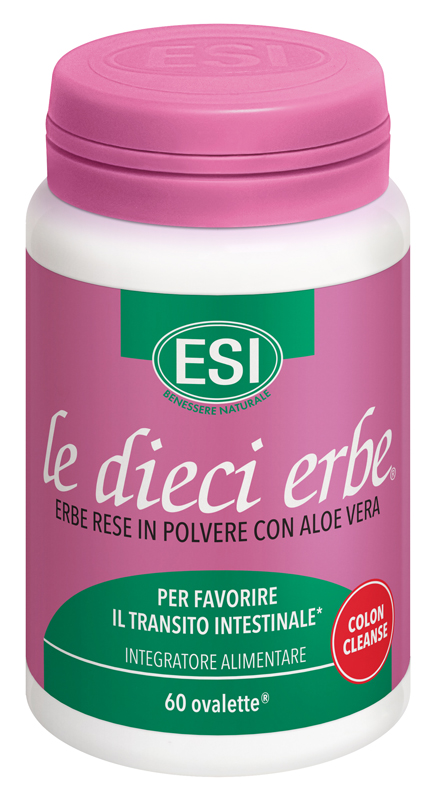 ESI LE DIECI ERBE COLON CLEANSE 60 OVALETTE - famajoy.it