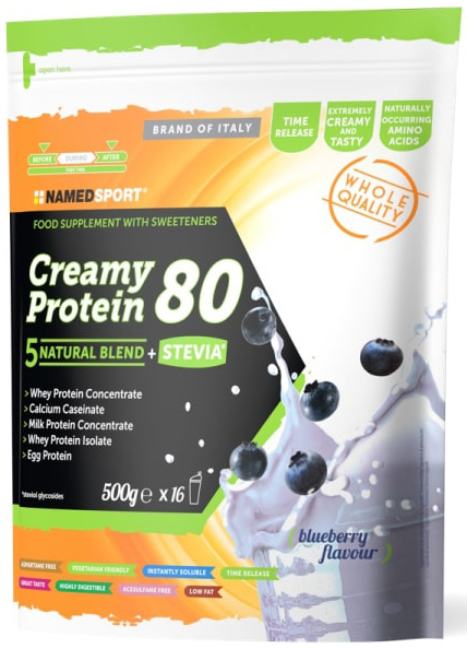 CREAMY PROTEIN CHERRY BLUEBERRY 500 G - famajoy.it