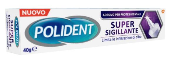 POLIDENT SUPER TENUTA+SIGILLANTE ADESIVO PROTESI DENTALE 40 G - famajoy.it