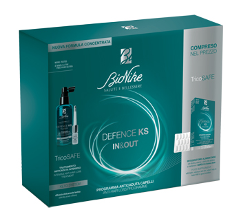 DEFENCE KS BIPACK TRATTAMENTO ANTICADUTA + INTEGRATORE 30 COMPRESSE - famajoy.it