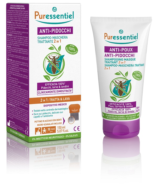 PURESSENTIEL SHAMPOO TRATTANTE ANTI-PIDOCCHI 150 ML - famajoy.it