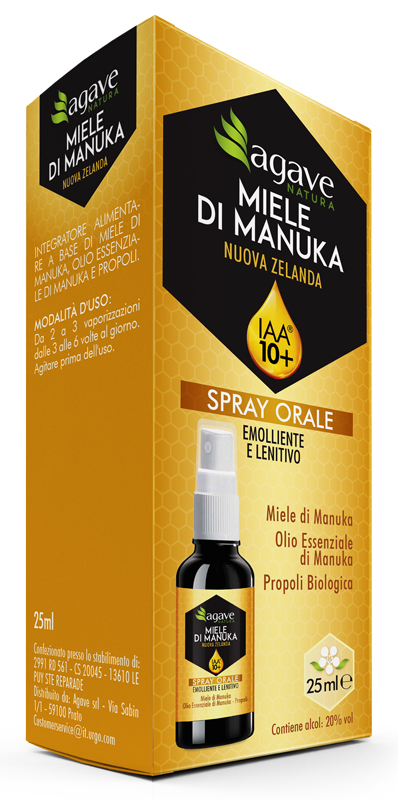 AGAVE NATURA SPRAY ORALE IAA 10+ 25 ML - famajoy.it