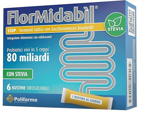 FLORMIDABIL STOP 6 BUSTINE CON STEVIA - famajoy.it