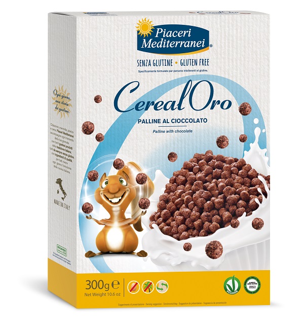 PIACERI MEDITERRANEI CEREALORO PALLINE CIOCCOLATO 300 G - famajoy.it