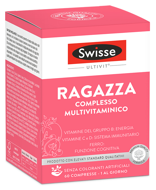 SWISSE MULTIVITAMINICO RAGAZZA 60 COMPRESSE - famajoy.it