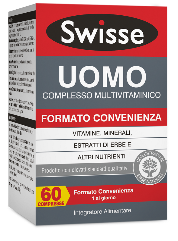 SWISSE UOMO MULTIVITAMINICO 60 COMPRESSE - famajoy.it