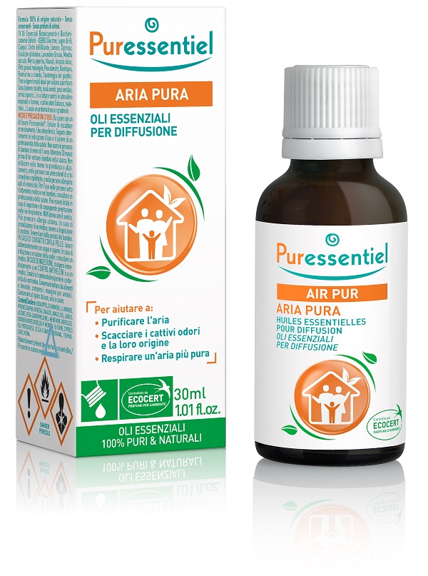 PURESSENTIEL MISCELA PER DIFFUSIONE ARIA PURA CERTIFICATA ECOCERT 30 ML - famajoy.it