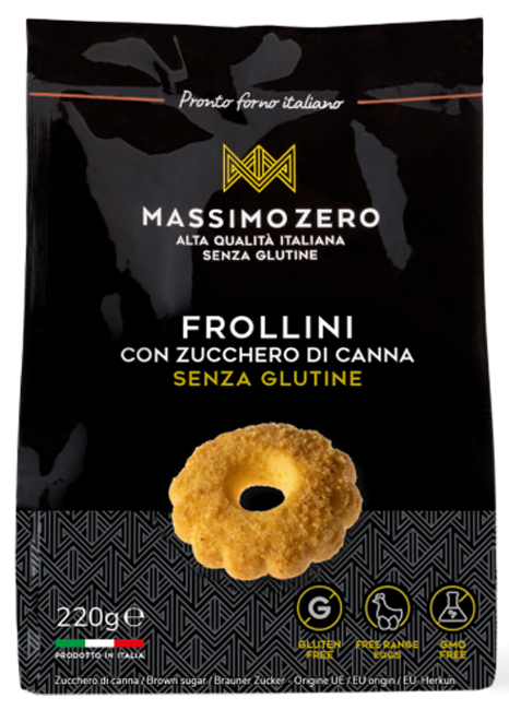 MASSIMO ZERO FROLLINI ZUCCHERO DI CANNA 220 G - famajoy.it
