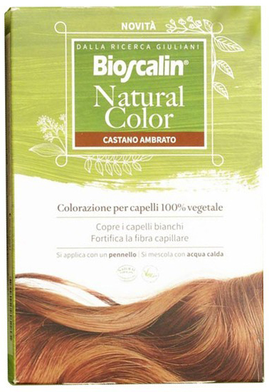BIOSCALIN NATURAL COLOR CASTANO AMBRATO 70 G - famajoy.it