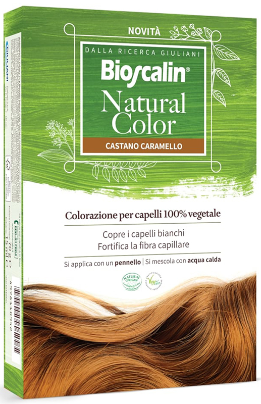BIOSCALIN NATURAL COLOR CASTANO CARAMELLO 70 G - famajoy.it