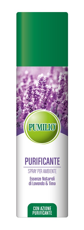 PUMILIO PURIFICANTE SPRAY PER AMBIENTE ESSENZE NATURALI DI LAVANDA E TIMO CON AZIONE IGIENIZZANTE 200 ML - famajoy.it