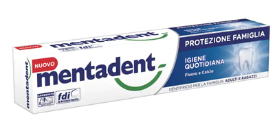MENTADENT PROTEZIONE FAMIGLIA IGIENE QUOTIDIANA 75 ML - famajoy.it
