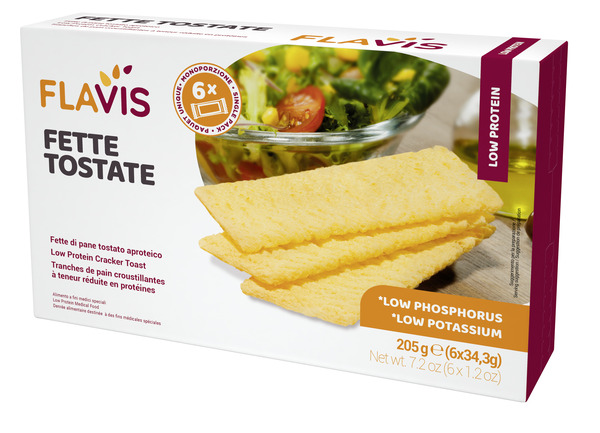 FLAVIS FETTE TOSTATE APROTEICHE 6 PORZIONI DA 34,3 G - famajoy.it
