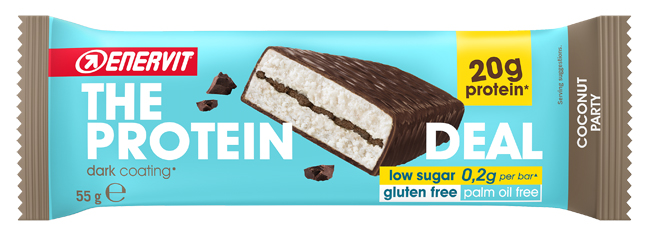 ENERVIT PROTEIN DEAL COCONUT 55 G - famajoy.it