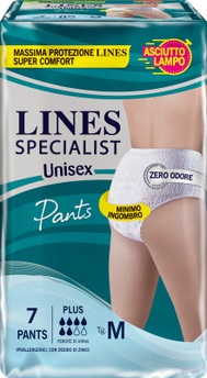 LINES SPECIALIST PANTS PLUS UNISEX M 7 PEZZI - famajoy.it