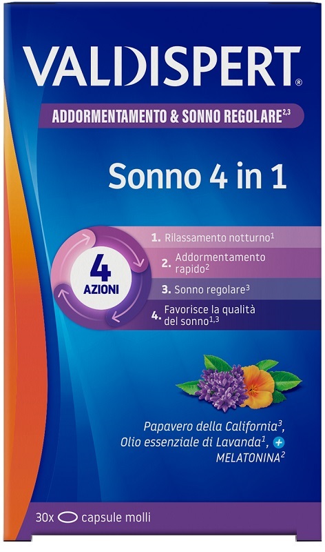 VALDISPERT SONNO 4 IN 1 30 CAPSULE MOLLI - famajoy.it