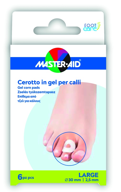 CEROTTO PROTEZIONE CALLI MASTER-AID FOOTCARE IN GEL LARGE 6 PEZZI B11 - famajoy.it